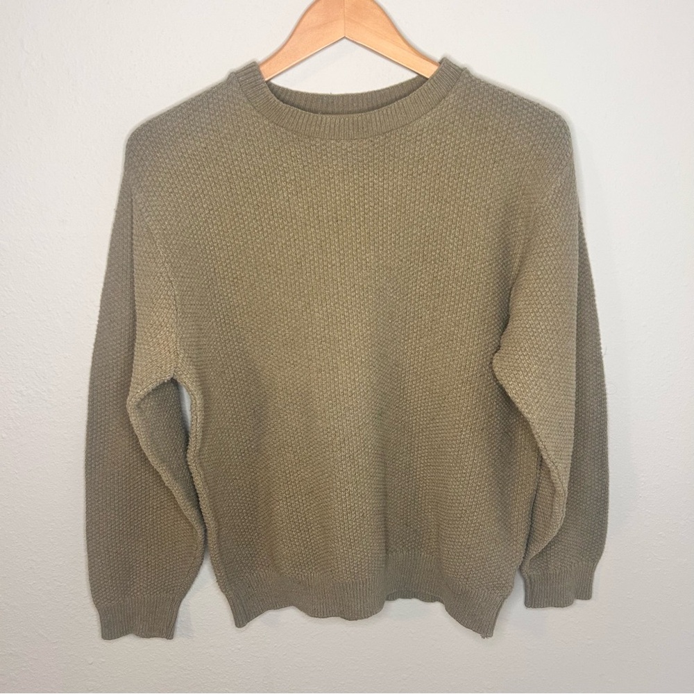 Haggar Olive Knit Sweater